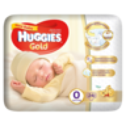 Huggies Gold New Baby Nappies 24 Pack