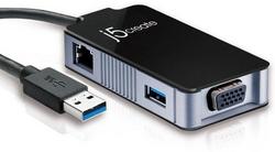 J5 Create USB3.0 To Gigabit Ethernet Port & VGA Adapter