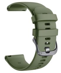 Silicone Strap For Garmin Vivoactive 4S Watch 18MM -army Green