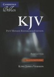 Kjv Pitt Minion Reference Edition Kj446:xr leather Fine Binding 2nd Revised Edition