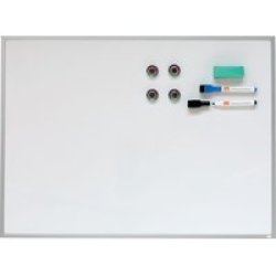 Nobo Small Magnetic Whiteboard With Aluminium Frame 585 X 430M