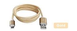 Trolax Tm Micro USB Cable Nylon Braided Micro-usb Cables Aluminum Plug For Samsung Xiaomi MI5 Charger Cable USB Extension Cord CB015 1.5M Gold