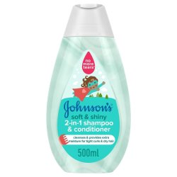 Johnsons Johnson's Soft & Shiny Shampoo 500ML