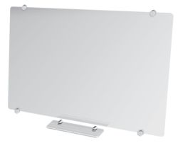 Parrot Products 1800 x 1200mm Glass Magnetic Whiteboard with Stainless Steel Mount