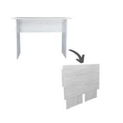 Flip N Flat Folding Portable Desk 100X60CM - Wood Marble