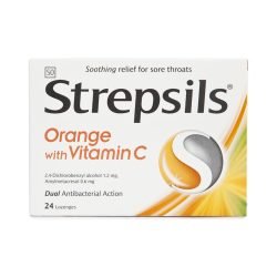 Strepsils Orange Throat Lozenges 24pcs