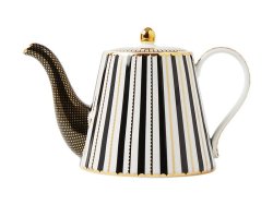Maxwell & Williams Teas & C's Regency Teapot With Infuser 1L Black