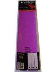 Lever Arch File Labels Value Pack 24 Pack Purple