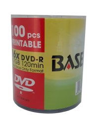 Baseline Dvd-r Printable 100 Pack