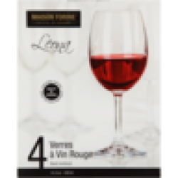 Leona Red Wine Glasses 4 X 430ML