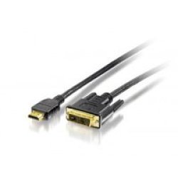 Equip Cable - HDMI To Dvi 5.0M Black
