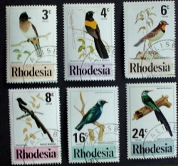 Stamp Rhodesia Birds 1977 Mint Cto