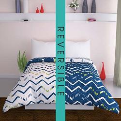 Divine Casa Comforter Set - All Season Reversible Microfiber Twin Comforter Bed Blanket Throws Quilt - Plush Diamond Design - Machine Washable - Fluffy