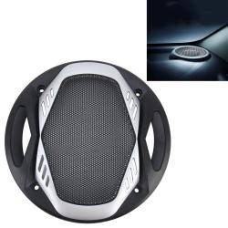 6.5 Inch Car Auto Metal Mesh Black Silver Round Hole Subwoofer Loudspeaker Protective Cover Mask