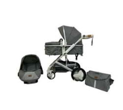 3 IN1 Baby Stroller Carriage With Car Seat & Travelling Bag