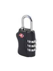 RB4K Tsa Lock - 3 Digits Combination - For Backpack Luggage Carry On And Other Travel Purpose - Colorful Durable Black