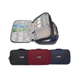 BUBM Cable And Gadget Organizer Carry Case-s - Red