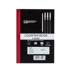 HARD Cover Counter Books 288 Pages A4 F m 3 Quire Pack Of 5
