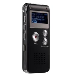 SK-012 8GB Voice Recorder USB Professional Dictaphone Digital Audio With Wav MP3 Player Var Function Record Black