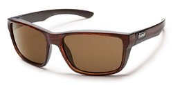 Suncloud Mayor Polarized Sunglasses Burnished Brown Frame Brown Polycarbonate Lenses