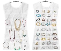 Jewelry Organiser Dress White - Stunning