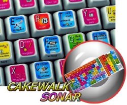 New Cakewalk Sonar Keyboard Stickers