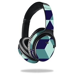 Mightyskins Skin Compatible With Bose Quietcomfort 35 Headphones - Geo Tile Protective Durable And Unique Vinyl Decal Wrap Cover Easy To Apply