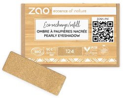 Zao Essence Of Nature Refill Rectangle Eye Shadow - Gold