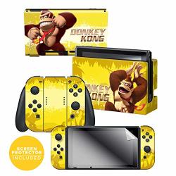 Controller Gear Nintendo Switch Skin & Screen Protector Set - Donkey Kong Swing" - Nintendo Switch