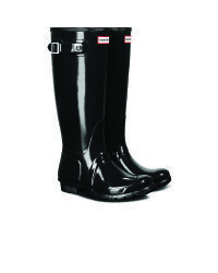 Hunter Boots Original Tall Gloss Black Size 6