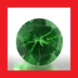 Tsavorite Natural Africa - Rich Enerald Green Round Diamond Cut - 0.02cts
