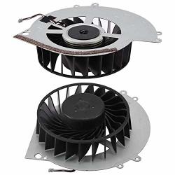 Tihebeyan Internal Cooling Fan For Sony Playstation 4 PS4 Built-in Fan Replacement 1000 1100 Model Dc 12V With 3-PIN Connector Repair Part Kit Uses Abs Plastic