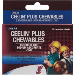 Ceelin Plus Chewables 10 Tablets