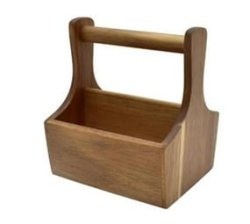 Wooden Condiment Crate
