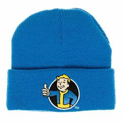Bioworld Fallout 76 Vault Boy Knit Hat Beanie Blue