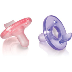 Philips Avent Soothie Pacifier 2-pack Pinkpurple 0-3 Months