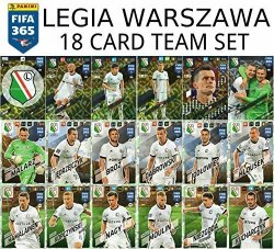 Fifa 365 2018 Legia Warszawa Full Base Team Set - 18 Cards Inc. All 6 Foil Cards - Panini Adrenalyn XL
