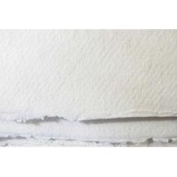 Handmade White Rag Paper - Rough 320GSM