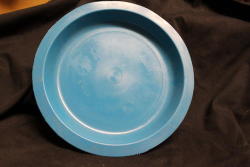Plastic Plate - Blue green