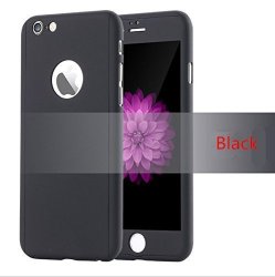 Iphone 6 PLUS 6S Plus Full Body Hard Case--inspirationc 360 All Round Protective Case For Iphone 6 PLUS 6S Plus 5.5 Inch--black