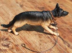 German Shepherd Police Dog 1:6 Scale