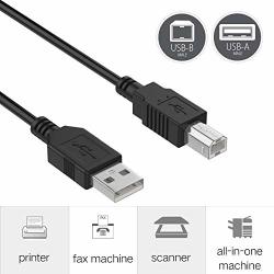 Anrank AB3015AK USB PC Transfer Data Connector Cable Cord For Cricut Expression 1 Electronic Cutting Machine 5FT 1.5M