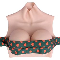 Deals on Zilasegy Silicone Breast Plates False Breasts Fake Boobs Tits H Cup  For Transgender Drag Queen Crossdressing Cosplay, Compare Prices & Shop  Online