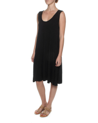 The Earth Collection Breezy Dress With Pockets - Black
