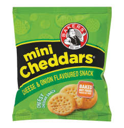 MINI Cheddars Cheese And Onion 6 X 33G