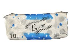 Breeze 1 Ply 500 Sheets Toilet Paper - 60 Pack
