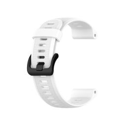 Silicone Replacement Strap With Black Buckle For Garmin Forerunner 945