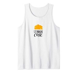 Stinkin Cute Funny Cheese Lover Grilled Cheese Gift Tank Top
