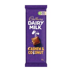 Cadbury Slab Cashew & Coconut 80G