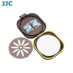 Jjc Flc-l Moistureproof Rubber Seal Ring Filter Dryer Case For 58MM 62MM 67MM 72MM 77MM 82MM 86MM Uv Cpl Nd Camera Lens Filter With